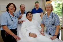 Patient and staff